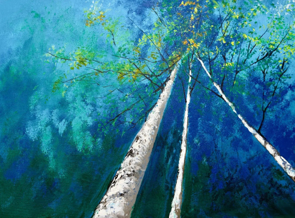 Acrylic On Canvas (ART-16470-114856) - Handpainted Art Painting - 22in X 16in