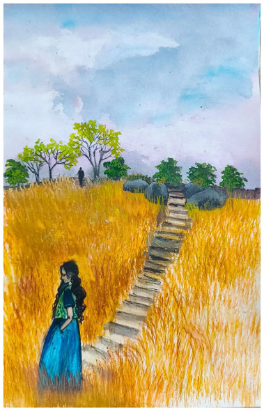 Beautiful Life 14 (PRT-9093-115266) - Canvas Art Print - 15in X 24in