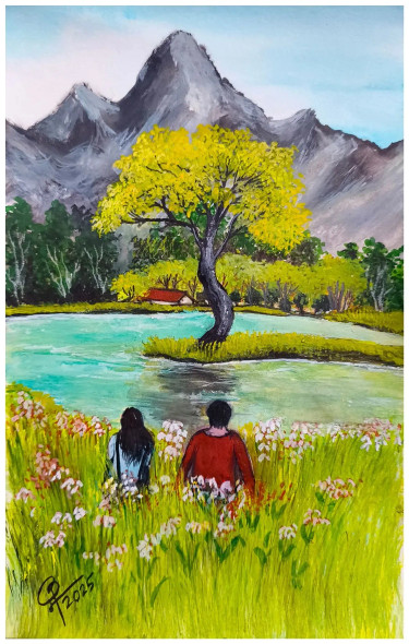 Beautiful Life11 (PRT-9093-115263) - Canvas Art Print - 19in X 30in