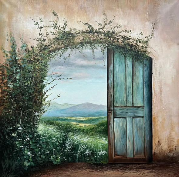 Landscape Painting (ART-6706-115518) - Handpainted Art Painting - 30in X 30in