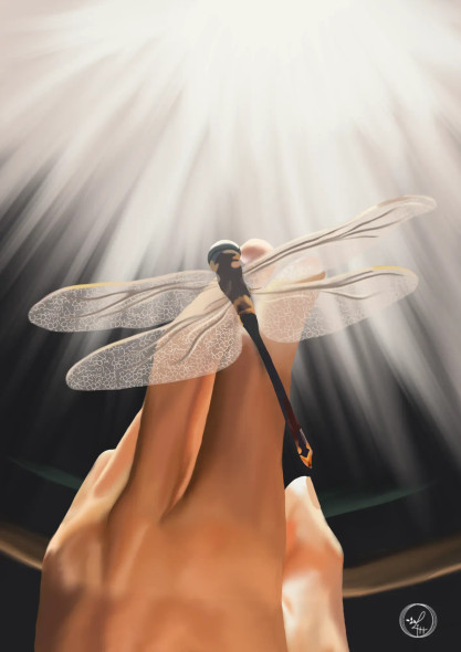 Whisper Of Light (PRT-17657-115607) - Canvas Art Print - 21in X 30in