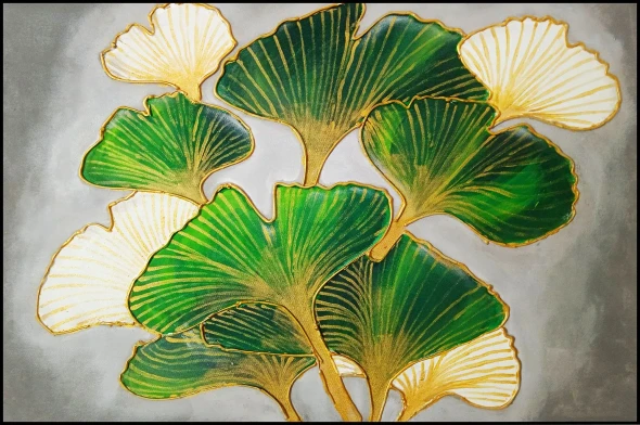 Flora And Fauna 02 (ART-17701-115801) - Handpainted Art Painting - 24in X 16in