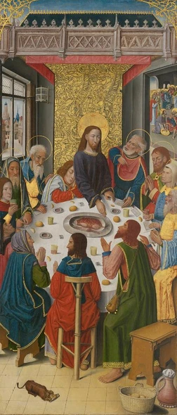 The Last Supper (PRT_16049) - Canvas Art Print - 7in X 16in