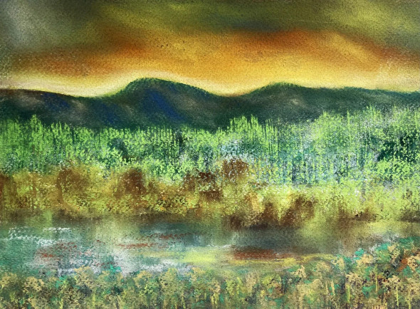 Buy “uttarakhand: Serenity In Mountain Whispers - Impressionist