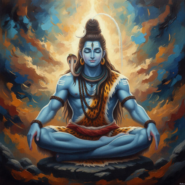 Third Eye Of Infinite Horizons (PRT-15697-116147) - Canvas Art Print - 36in X 36in