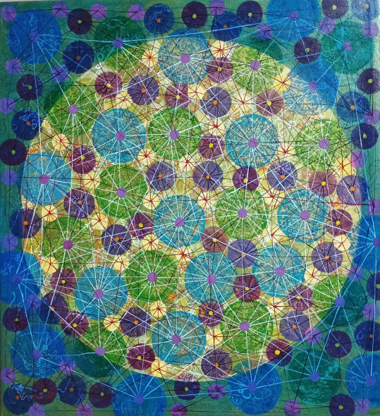 Nirankari 2 (ART-17763-116353) - Handpainted Art Painting - 33in X 30in