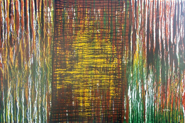 Mother Earth (ART-17763-116323) - Handpainted Art Painting - 72in X 48in
