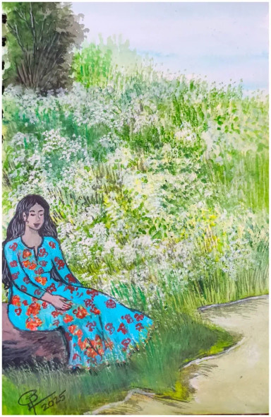 Beautiful Life 21 (PRT-9093-116456) - Canvas Art Print - 20in X 30in