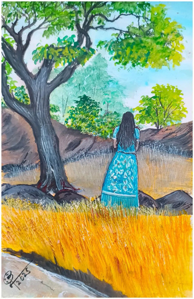 Beautiful Life 19 (PRT-9093-116453) - Canvas Art Print - 16in X 24in