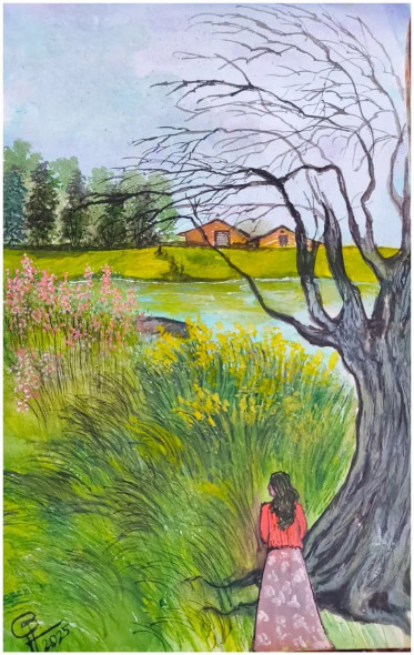 Beautiful Life 25 (PRT-9093-116459) - Canvas Art Print - 19in X 30in