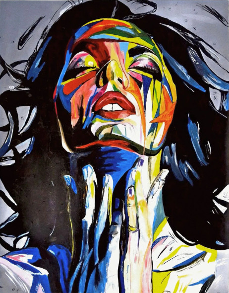 Euphoria (ART-17441-114544) - Handpainted Art Painting - 16in X 23in