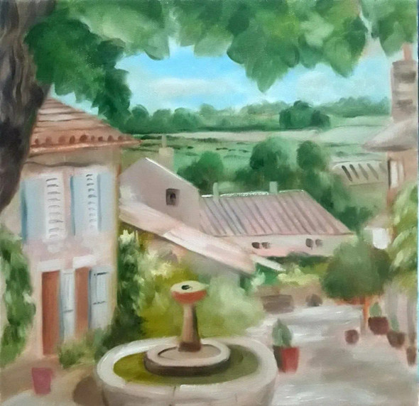 Nature Study (ART-17805-116523) - Handpainted Art Painting - 12in X 12in