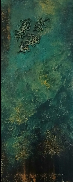 Antique (ART-17830-116912) - Handpainted Art Painting - 12in X 24in