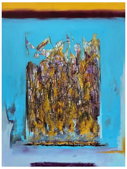 Gradations (ART-8069-117153) - Handpainted Art Painting - 36in X 48in