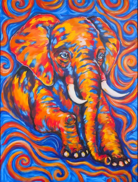 Order Of The Jungle (PRT-16516-116991) - Canvas Art Print - 36in X 48in