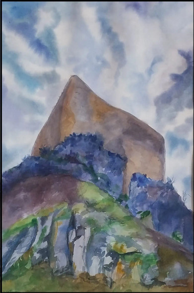 Citadel (PRT-17934-117635) - Canvas Art Print - 20in X 30in