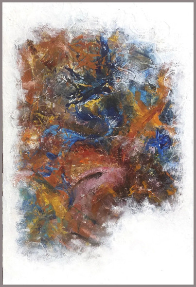 On My Wedding - 'Red|orange|yellow|green|blue Red|orange|yellow|green|blue''abstract''painting' (ART-1626-117448) - Handpainted Art Painting - 20in X 30in
