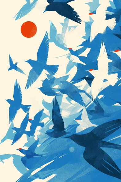 Wings Of Freedom (PRT-7389-118082) - Canvas Art Print - 12in X 18in