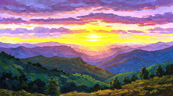 Sunsets Are The Color Of Dreams (PRT-15697-117943) - Canvas Art Print - 60in X 33in