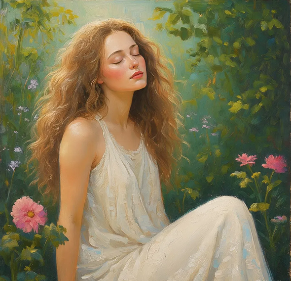 Waiting For You (PRT-16612-118156) - Canvas Art Print - 24in X 24in