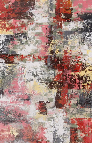 Textured Cityscape (ART-8156-118993) - Handpainted Art Painting - 40in X 60in