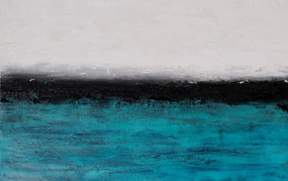 Silent Sea (ART-8156-119033) - Handpainted Art Painting - 40in X 60in