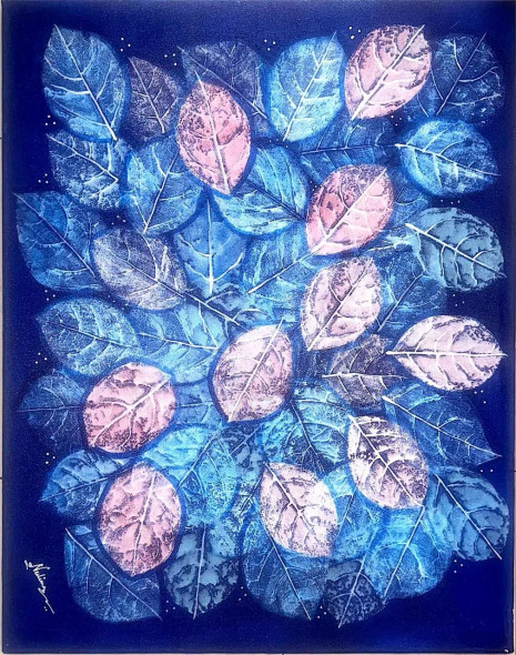 Calming Nature (ART-17980-119234) - Handpainted Art Painting - 30in X 24in