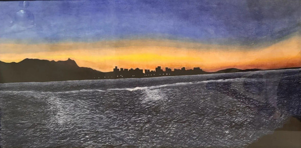 Seascape (ART-18095-119518) - Handpainted Art Painting - 47in X 25in