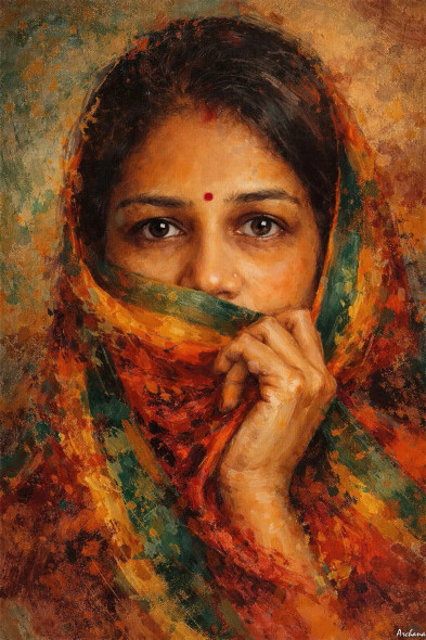 Colors Of The Silent Soul (PRT-15697-119613) - Canvas Art Print - 40in X 60in