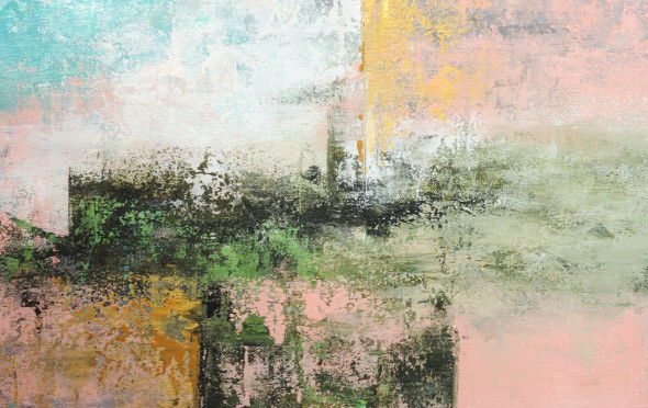 Soft Earth Balance (ART-8156-119829) - Handpainted Art Painting - 40in X 60in