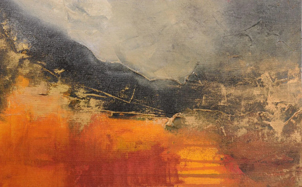 Smoldering Dusk (ART-8156-119825) - Handpainted Art Painting - 40in X 60in