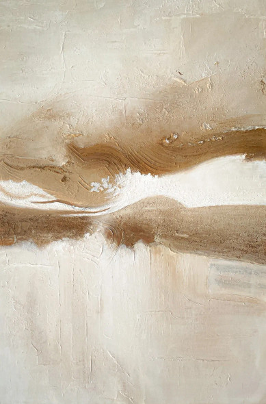 Natural Balance (ART-8156-119818) - Handpainted Art Painting - 47in X 71in