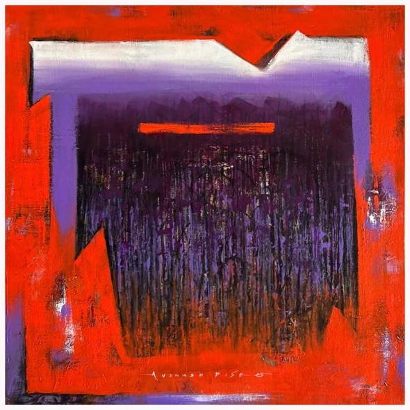 Inner Passage (ART-8069-120153) - Handpainted Art Painting - 30in X 30in