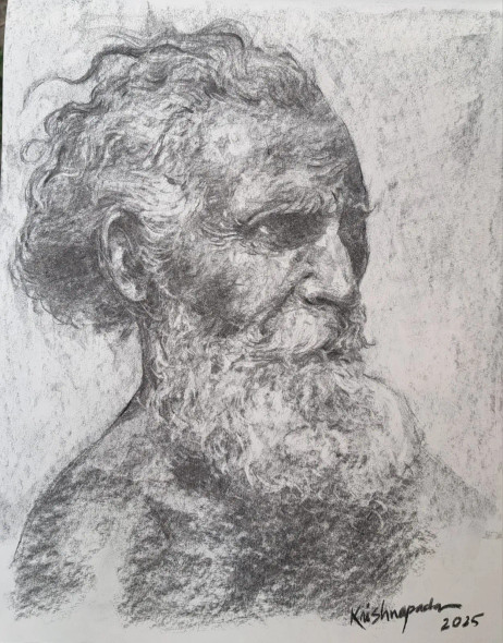 Beauty Of Old Man (PRT-18009-120349) - Canvas Art Print - 19in X 24in