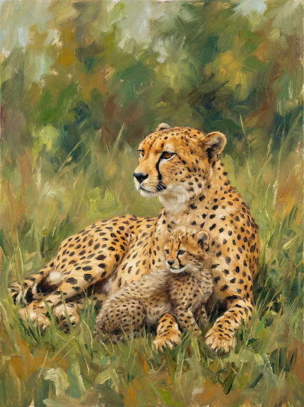 A Bond Forged In Gold (PRT-15697-120095) - Canvas Art Print - 45in X 60in