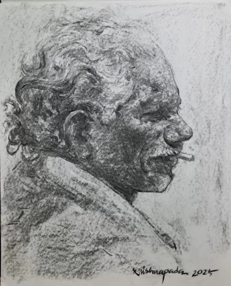 Beauty Of Old Man (PRT-18009-120345) - Canvas Art Print - 19in X 24in