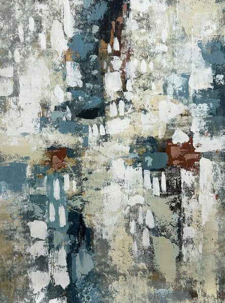 Textured Abstract Painting | Original Handmade Contemporary Wall Art (ART-16885-120576) - Handpainted Art Painting - 36in X 48in