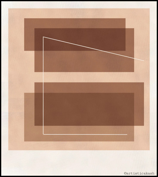 The Attractor - Geometric Pattern Art (PRT-7990-117965) - Canvas Art Print - 22in X 24in