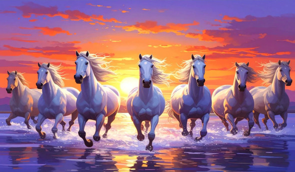 Harmony In The Golden Sunrise (PRT-17594-120776) - Canvas Art Print - 36in X 21in