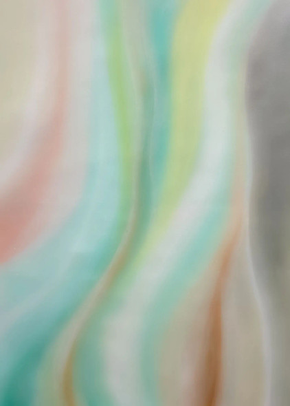 Fluid Colors Blend Into A Calm Minimal Abstract Flow (ART-8156-120886) - Handpainted Art Painting - 15in X 21in