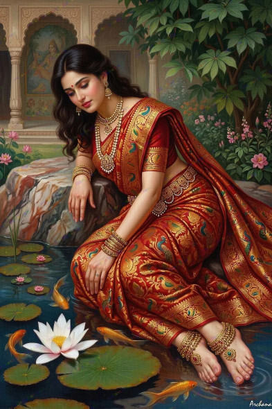 Menka - 02 (Summit Of The Quiet Soul) (PRT-15697-120908) - Canvas Art Print - 40in X 60in