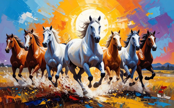 The V Of Victory-2 (PRT-17594-120970) - Canvas Art Print - 36in X 23in