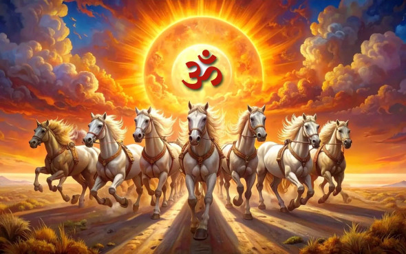 Divine Chariot Of The Sacred Sun (PRT-17594-121197) - Canvas Art Print - 36in X 23in