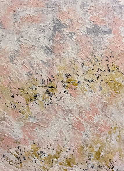Soft Neutral Abstract Textured Canvas Modern Wall Art (ART-8156-121236) - Handpainted Art Painting - 16in X 21in