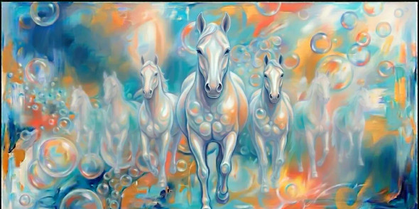 Illusion (PRT-1253-121385) - Canvas Art Print - 42in X 21in