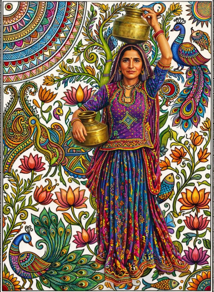 Rhythm Of The Rural 2 (PRT-18374-121423) - Canvas Art Print - 22in X 30in