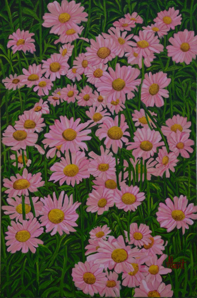 Morning Bloom II (PRT-2948-121541) - Canvas Art Print - 16in X 24in