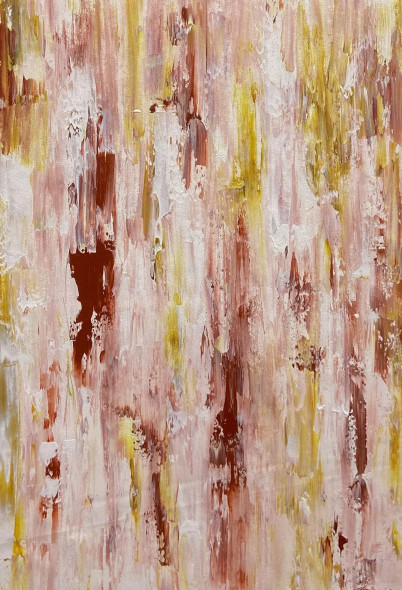 Soft Rust Reverie (PRT-8156-121545) - Canvas Art Print - 16in X 24in