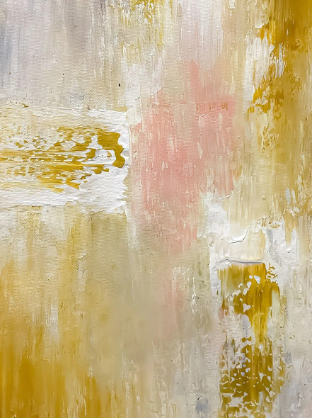 Warm Blush Composition (PRT-8156-121557) - Canvas Art Print - 18in X 24in