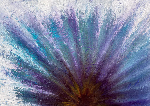 Celestial Explosion (PRT-8156-121690) - Canvas Art Print - 24in X 17in